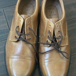 George Men's Light Brown Oxford Shoes